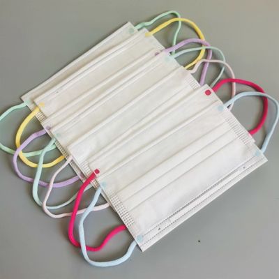 Μαλακό ελαστικό σκοινί Earloop για τη μάσκα προσώπου 5mm 6mm