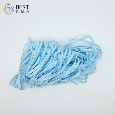 5MM 3.5MM 2 χιλ. 3mm μαλακές ελαστικές σκοινιού πρώτες ύλες μασκών προσώπου τεντωμάτων μπλε