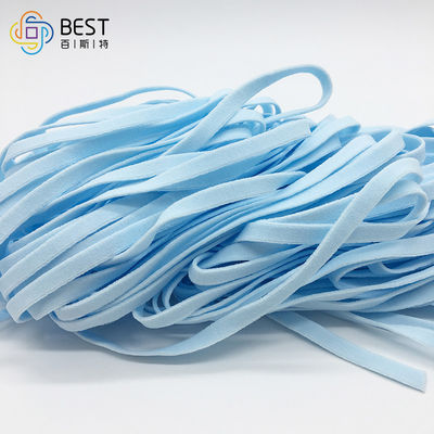 5MM 3.5MM 2 χιλ. 3mm μαλακές ελαστικές σκοινιού πρώτες ύλες μασκών προσώπου τεντωμάτων μπλε