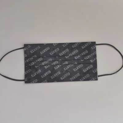 Μαύρη ζώνη 3mm σκοινιού Earloop ελαστική εξαρτήματα μασκών προσώπου 3.5mm 4mm