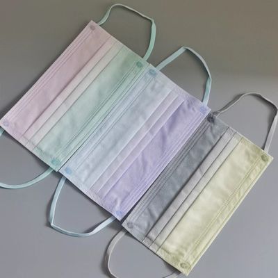 3ply μίας χρήσης προσώπου βρόχος ζωηρόχρωμα 3.5mm 5mm αυτιών μασκών ελαστικός
