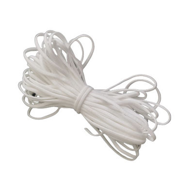 άσπρη Earloop σειρά 3.5mm επίπεδη για τις ζωηρόχρωμες μάσκες προσώπου 3 στρωμάτων παιδιών