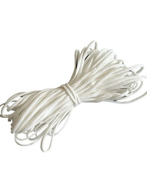 Ελαστικό σκοινί PPE Earloop PP μη υφαμένο για το λευκό 3.55.0MM μασκών προσώπου