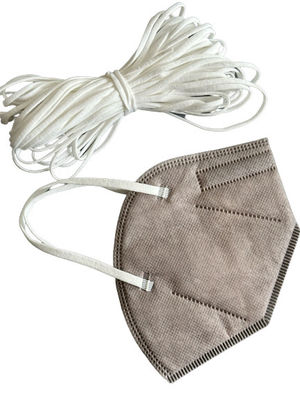 Ελαστικό σκοινί PPE Earloop PP μη υφαμένο για το λευκό 3.55.0MM μασκών προσώπου